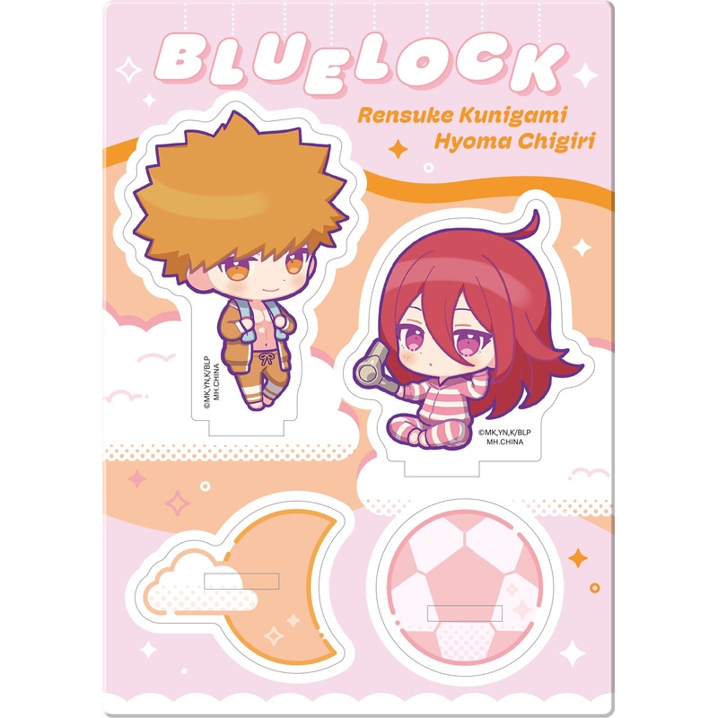 Acrylic Stands Buddycolle Blue Lockgood Night Ver. 2 Rensuke Kunigami & Hyoma Chigiri