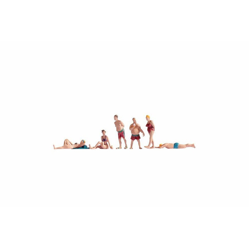 HO Bathers (3 Women, 3 Men)