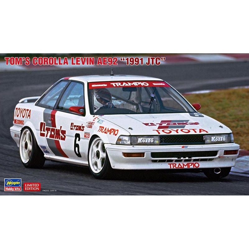 1/24 Tom’s Corolla Levin AE92 – 1991 JTC Edition Model Car