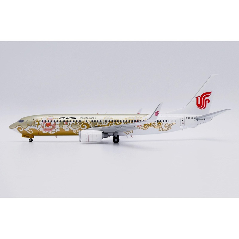 1/200 Air China Boeing 737-800 “Gold Peony” Reg: B-5390 with Stand