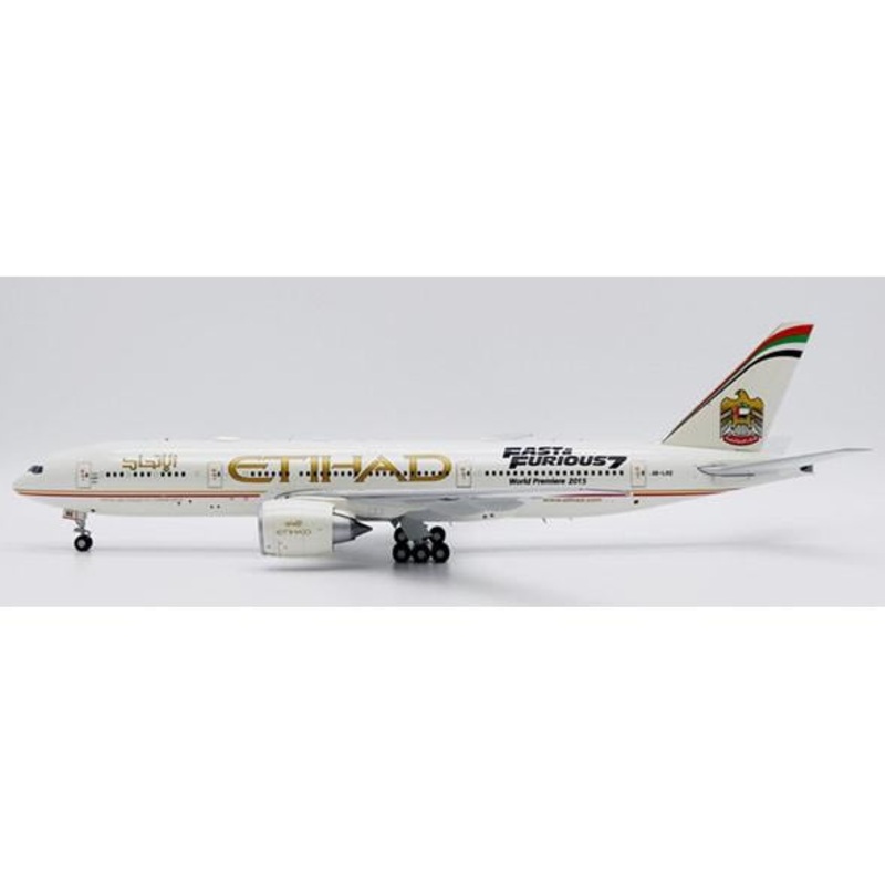 1/200 Etihad Airways Boeing 777-200LR “Fast & Furious 7” Reg: A6-LRE with Stand
