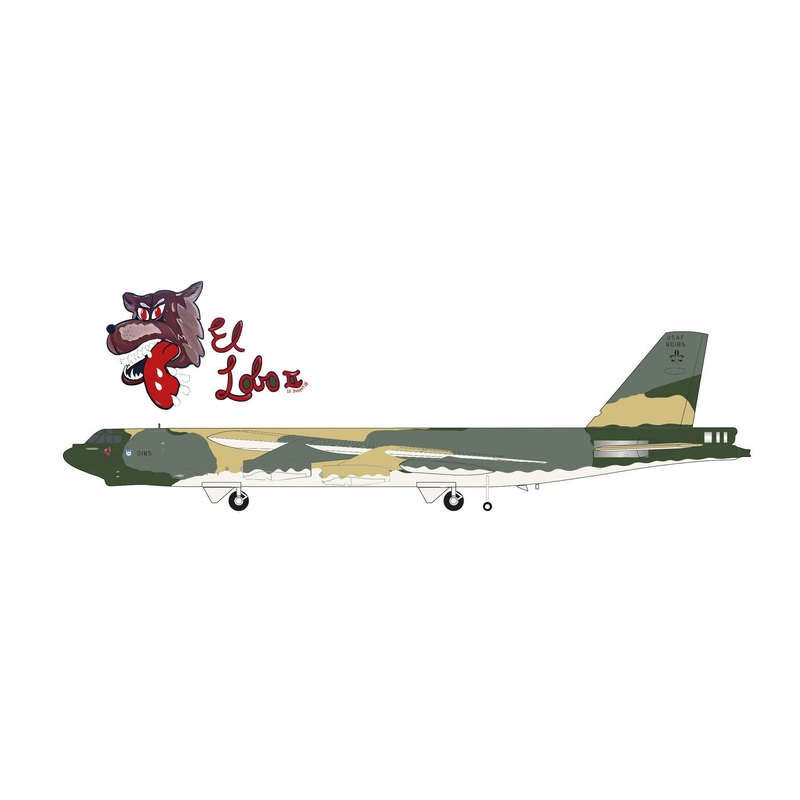 1/200 U.S. Air Force Boeing B-52G – 596th BS Operation Secret Squirrel
