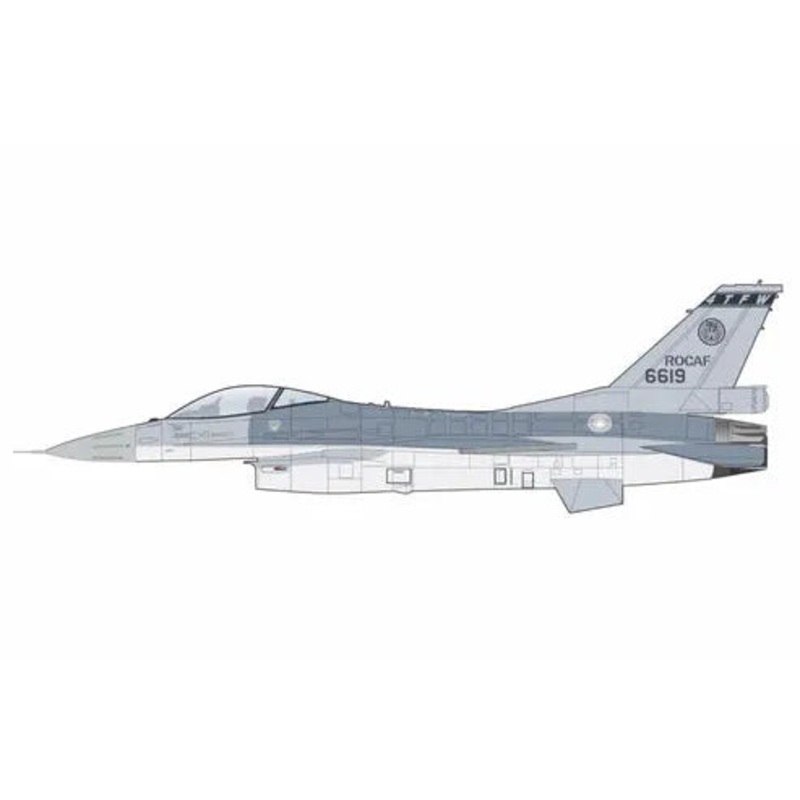 1/72 F-16V Fighting Falcon 6619 21 TFG 4th TFW ROCAF (with 6 X AIM-120)