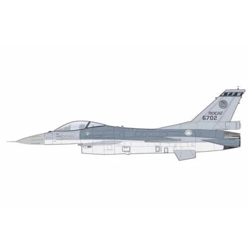 1/72 F-16V Fighting Falcon 6702 23 TFG 4th TFW ROCAF (with 2 X AGM-84 Missile)