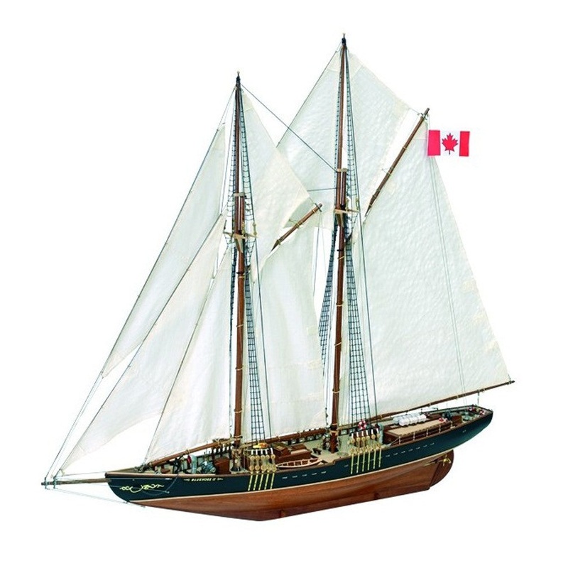 1/75 Bluenose II Wooden Ship Model