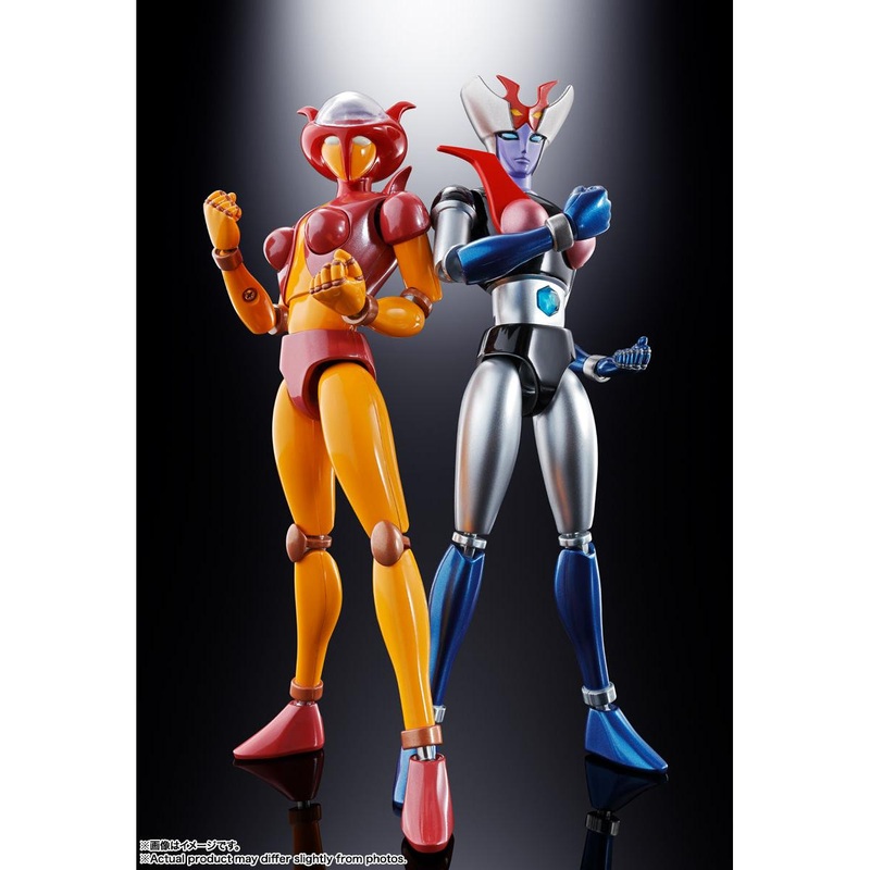 Soul Of Chogokin GX08R Aphrodai A VS GX09R Minerva X