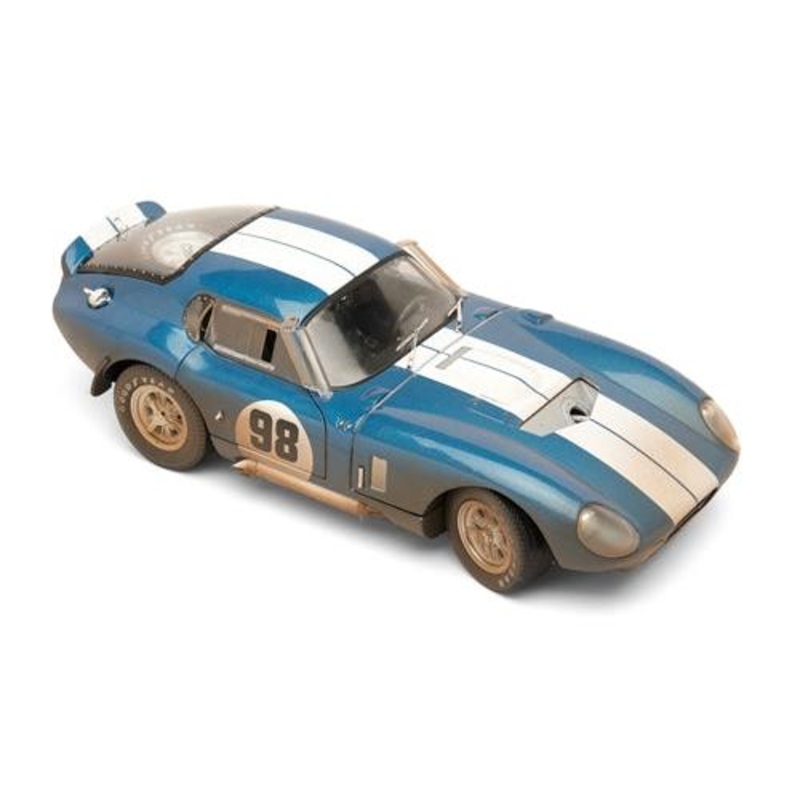1/18 #98 Dirty Version Shelby Cobra Daytona Coupe Blue/White