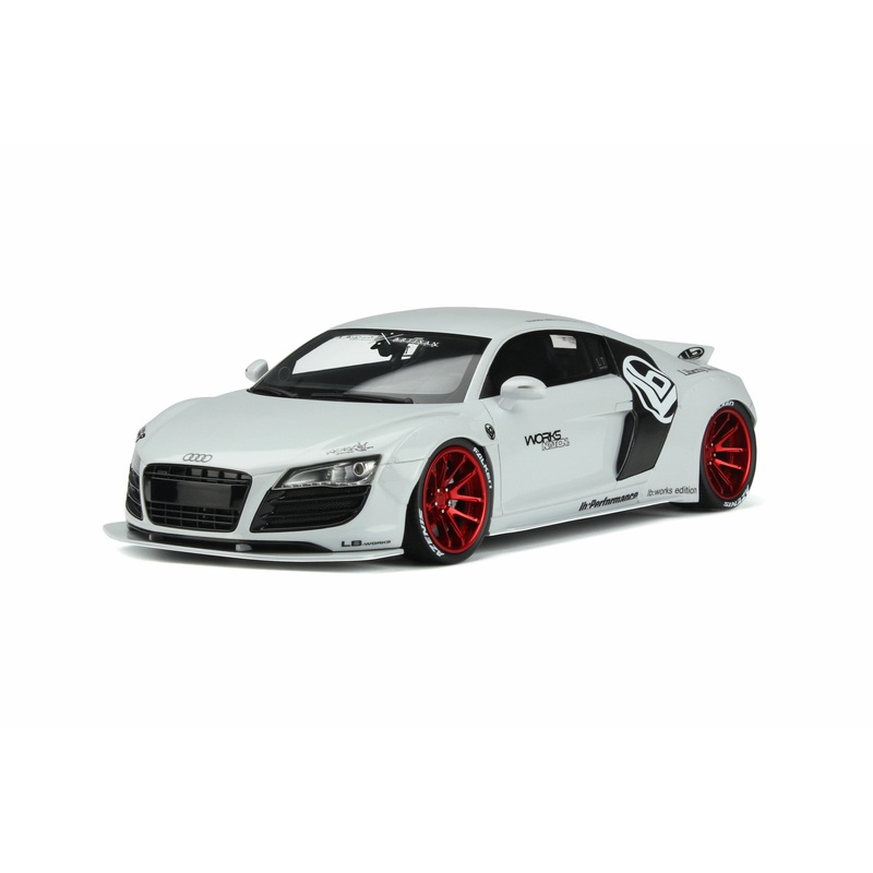 1/18 Glacier White Audi R8 by LB Works