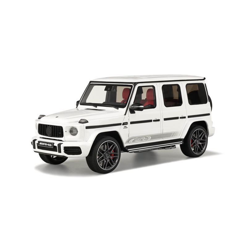 1/18 White (Blanc Opalite) 2022 G 63 AMG Mercedes Benz Resin