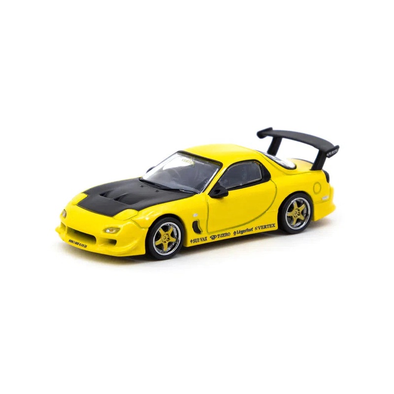 1/64 VERTEX Mazda RX-7 FD3S – Yellow Metallic