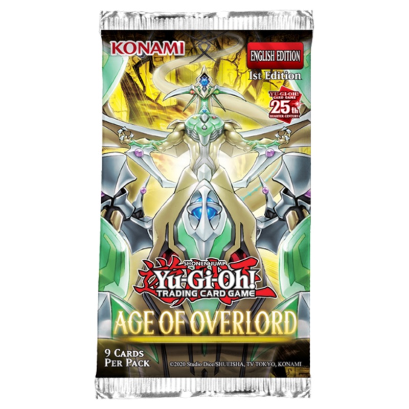 Yu-Gi-Oh! TCG Age Of Overlord – 9 X Card Booster
