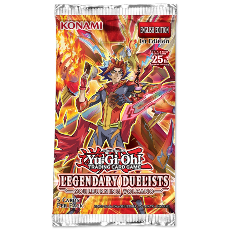 Yu-Gi-Oh! TCG Legendary Duelist- Soulburning Volcano – 5 X Card Booster