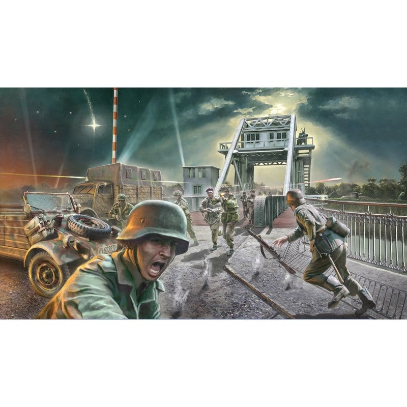 1/72 D-Day 75th Anniversary Pegasus Bridge Airborne Assault Battle Set