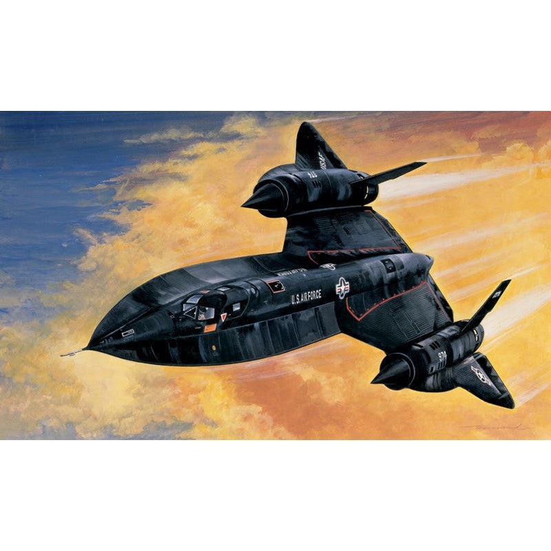 1/72 SR 71 Blackbird with Drone