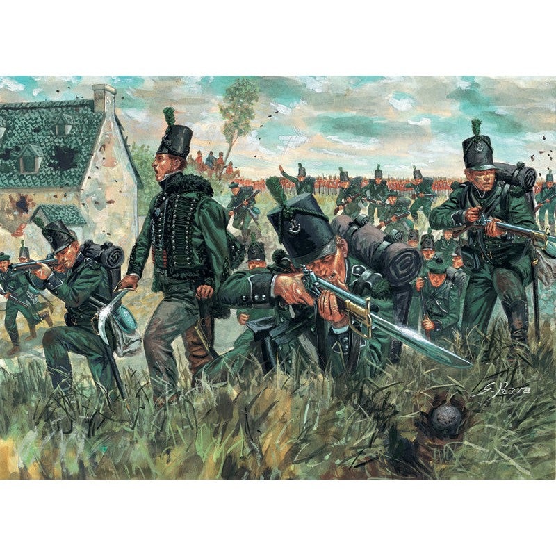 1/72 Waterloo: British 95th rgt. “Green Jackets” – Napoleonic Wars