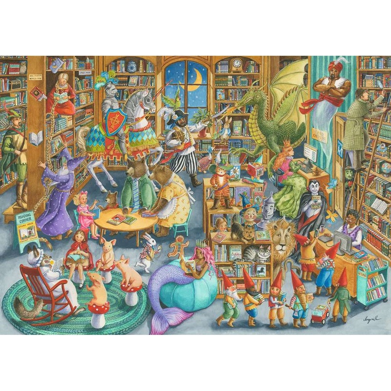 1000pc Midnight at the Library