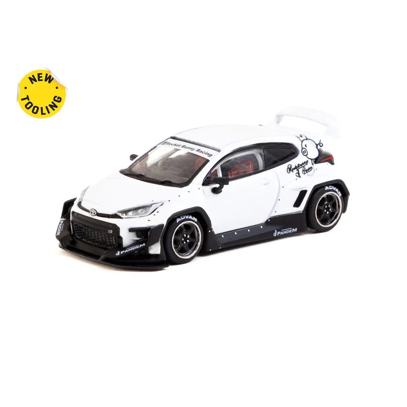 1/64 Pandem Yaris – White – Brand New Tooling