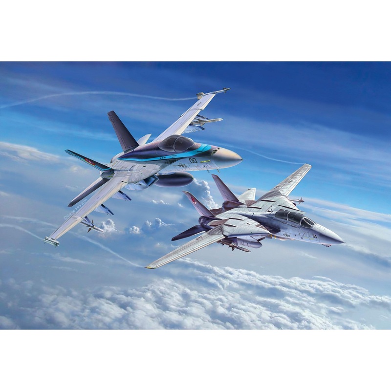 1/72 Top Gun Mavericks F/A18E Super Hornet and F14D Super Tomcat