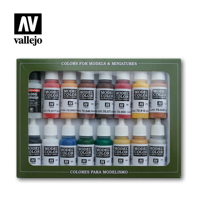 70149 Model Colour Napoleonic Colors French and British 17891815 16 Colour Acrylic Paint Set