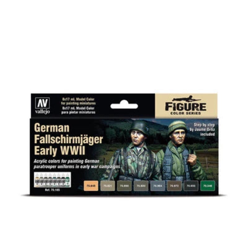 70186 Model Colour WWII US Tank Crew 8 Colour Acrylic Paint Set