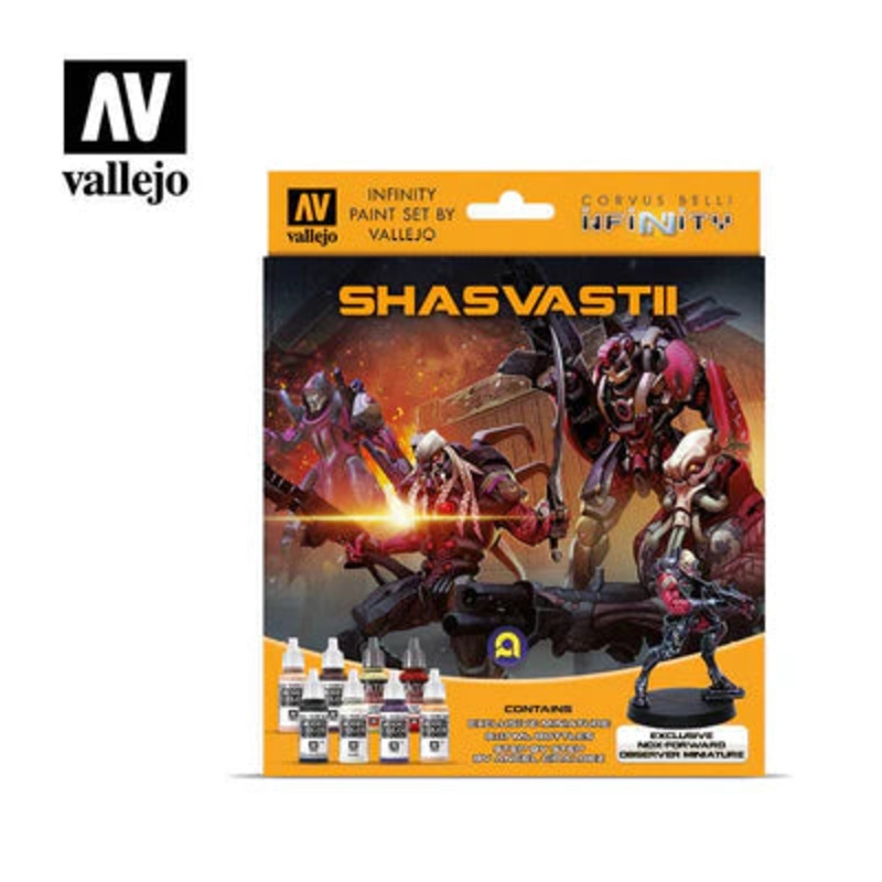70241 Infinity Shasvastii Exclusive Miniature 8 Colour Acrylic Paint Set