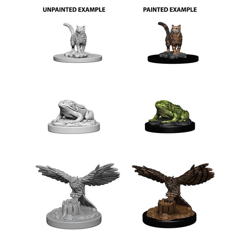 Pathfinder Deep Cuts Unpainted Miniatures  Familiars
