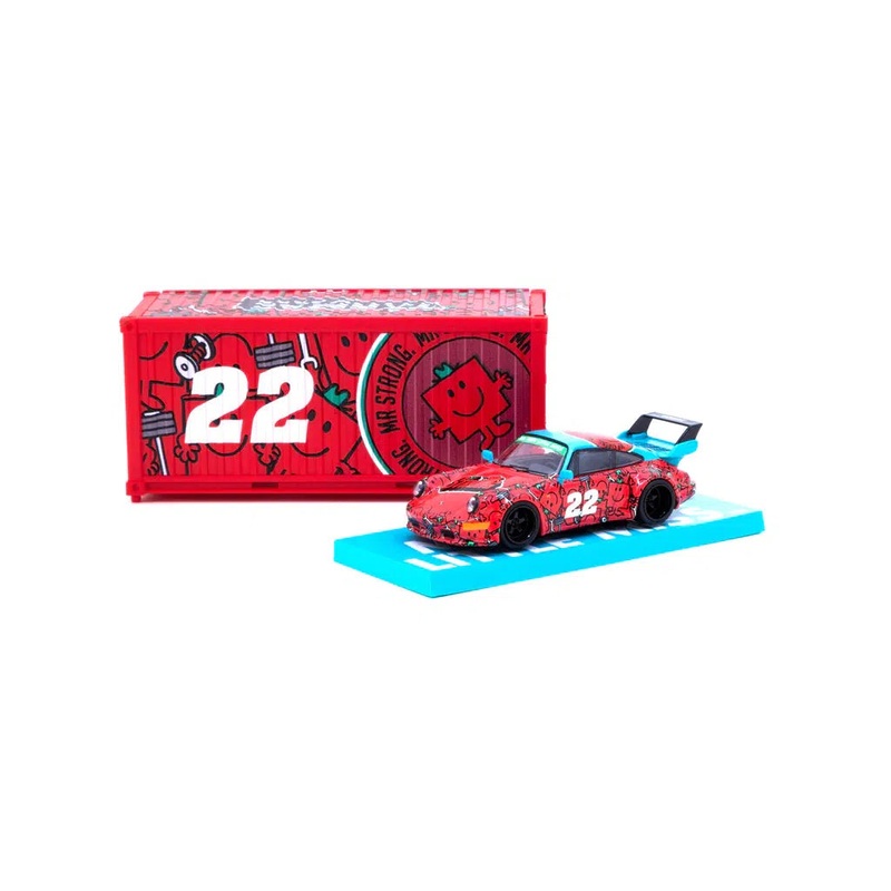 1/64 Mr. Men Little Miss RWB 964 Mr Strong with Container