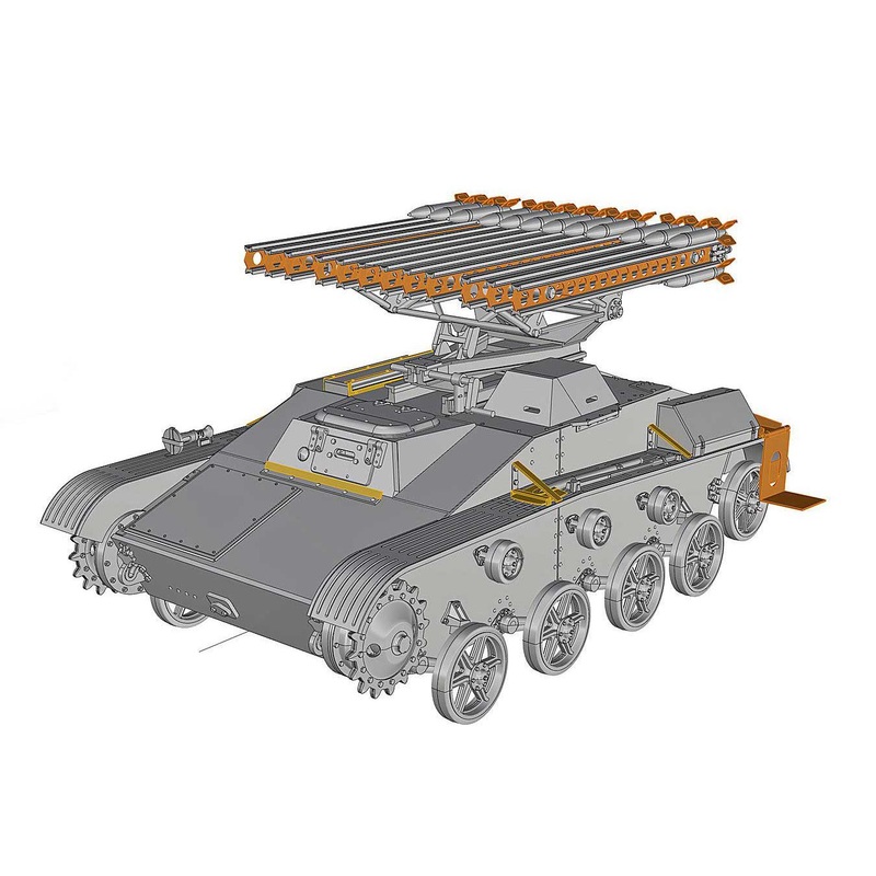 1/72 BM-8-24 Multiple Rocket Launcher
