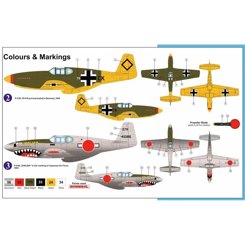 1/72 P-51B Mustang Captured