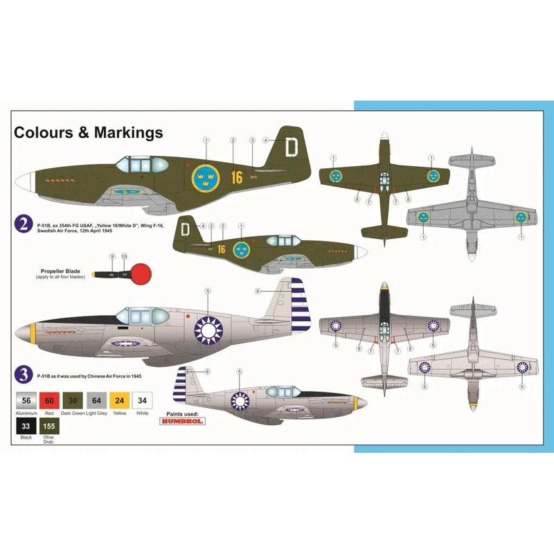 1/72 P-51B Mustang Foreign