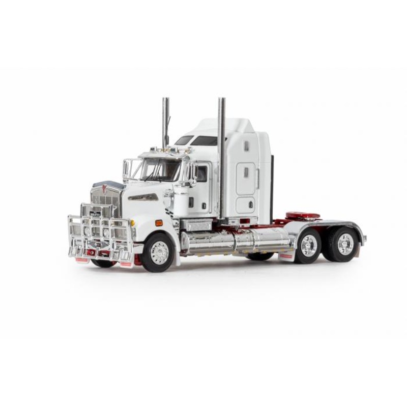 1/50 Kenworth T909 White/Red Truck