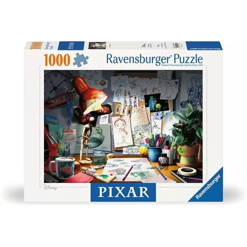 1000pc Disney Pixar the Artists Desk Puzzle