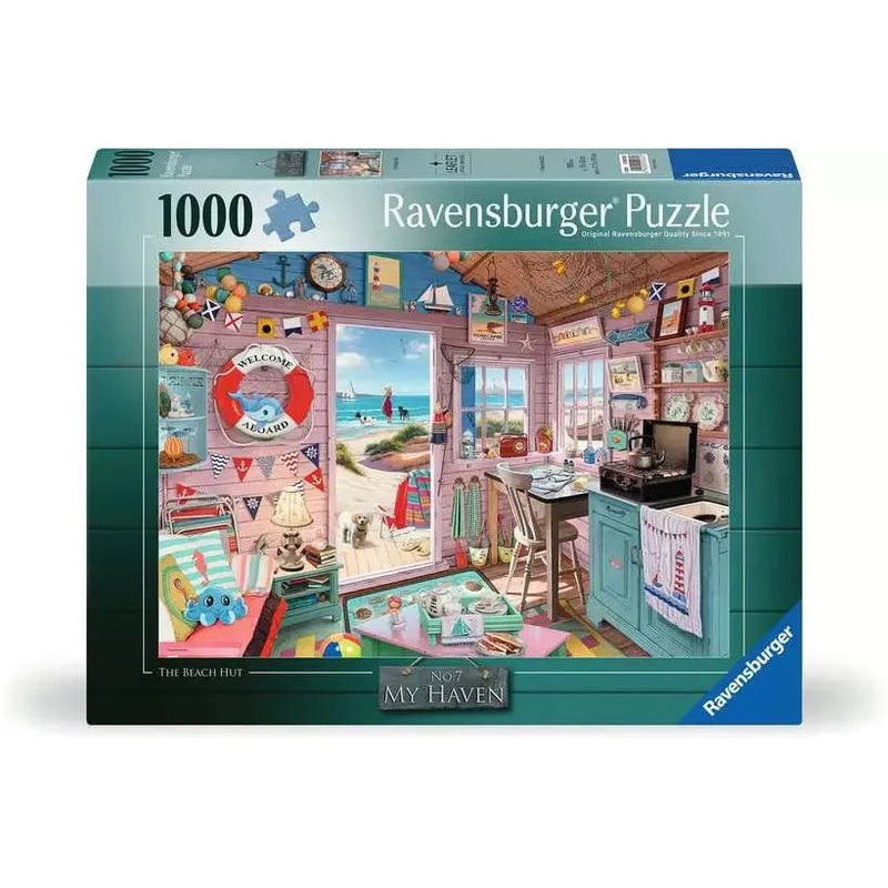 1000pc My Haven No.7 The Beach Hut Puzzle