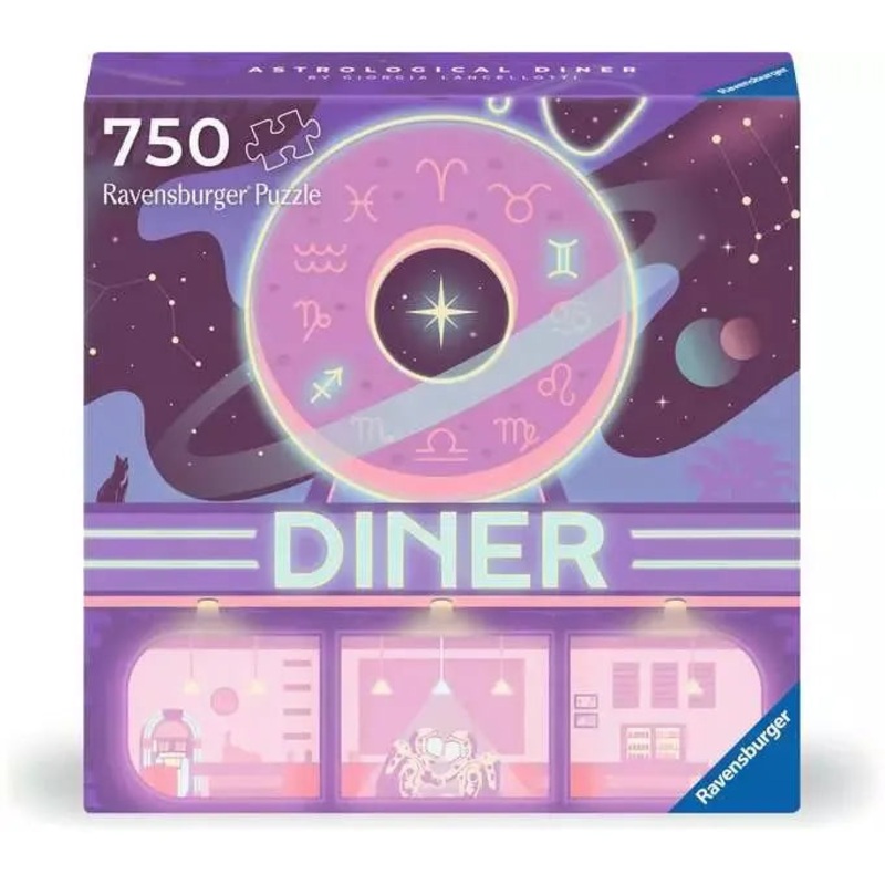 750pc Art&Soul Astrological Diner Puzzle
