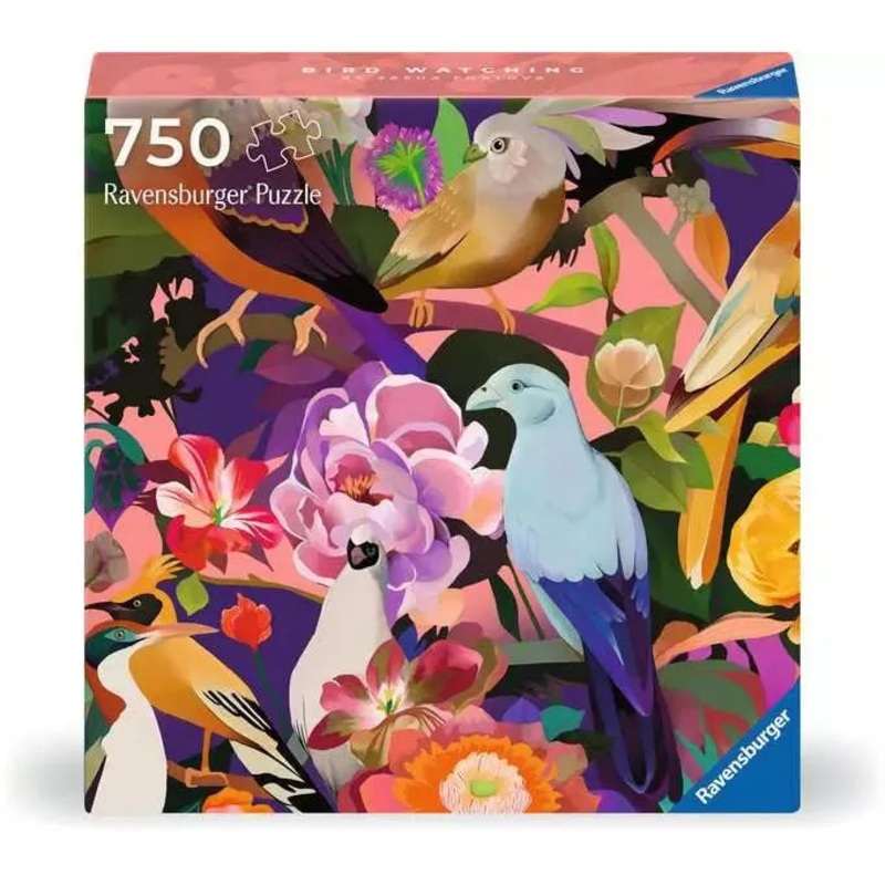 750pc Art&Soul Bird Watching Puzzle